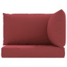 Coussins de palette lot de 3 rouge bordeaux tissu oxford 555898555898