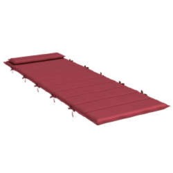 Coussin de transat ensoleillé Rouge bordeaux 178 x 60 x 4 cm 555899555899