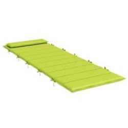 Coussin de transat ensoleillé Vert 178 x 60 x 4 cm Tissu Oxford 555900555900