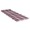 Coussin de transat ensoleillé Rouge et gris 178 x 60 x 4 cm 555901555901