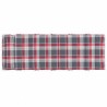 Coussin de transat ensoleillé Rouge et gris 178 x 60 x 4 cm 555901555901