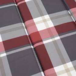 Coussin de transat ensoleillé Rouge et gris 178 x 60 x 4 cm 555901555901