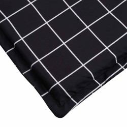 Coussin de transat ensoleillé Noir 178 x 60 x 4 cm Tissu Oxford 555902555902