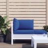 Coussins de palette lot de 3 bleu tissu oxford 555903555903