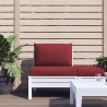 Coussins de palette lot de 2 rouge bordeaux tissu oxford 555907555907