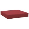 Coussins de palette lot de 2 rouge bordeaux tissu oxford 555907555907