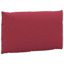 Coussins de palette lot de 2 rouge bordeaux tissu oxford 555907555907