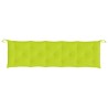 Coussin de banc de jardin vert brillant 180x50x7cm tissu oxford 555909555909