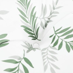 Coussin de banc de jardin motif de feuilles 200x50x7 cm tissu 555910555910