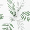 Coussin de banc de jardin motif de feuilles 200x50x7 cm tissu 555910555910