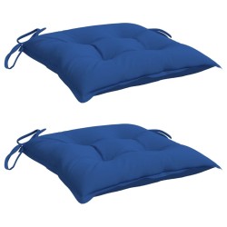 Coussins de palette lot de 2 bleu 50x50x7 cm tissu oxford 555920555920