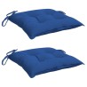 Coussins de palette lot de 2 bleu 50x50x7 cm tissu oxford 555920555920
