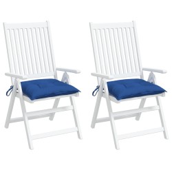 Coussins de palette lot de 2 bleu 50x50x7 cm tissu oxford 555920555920