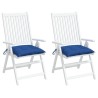 Coussins de palette lot de 2 bleu 50x50x7 cm tissu oxford 555920555920