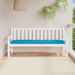 Coussin de banc de jardin bleu clair 180x50x7 cm tissu oxford 555921555921