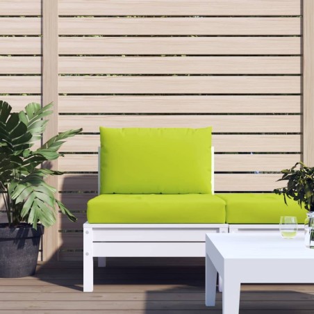 Coussins de palette lot de 2 vert vif tissu oxford 555926555926