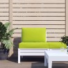 Coussins de palette lot de 2 vert vif tissu oxford 555926555926