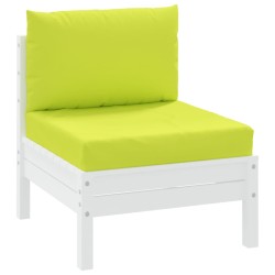 Coussins de palette lot de 2 vert vif tissu oxford 555926555926
