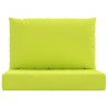 Coussins de palette lot de 2 vert vif tissu oxford 555926555926