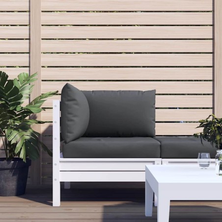 Coussins de palette lot de 3 anthracite tissu oxford 555928555928