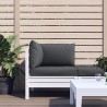 Coussins de palette lot de 3 anthracite tissu oxford 555928555928