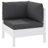 Coussins de palette lot de 3 anthracite tissu oxford 555928555928