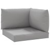 Coussins de palette lot de 3 gris tissu oxford 555929555929