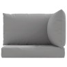 Coussins de palette lot de 3 gris tissu oxford 555929555929