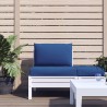 Coussins de palette lot de 2 bleu tissu oxford 555930555930