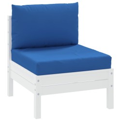 Coussins de palette lot de 2 bleu tissu oxford 555930555930