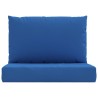 Coussins de palette lot de 2 bleu tissu oxford 555930555930