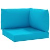 Coussins de palette lot de 3 bleu clair tissu oxford 555931555931