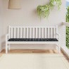 Coussin de banc Carreaux Noirs 150 x 50 x 3 cm Tissu Oxford 555936555936