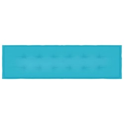 Coussin de banc Uni Turquoise 150 x 50 x 3 cm Tissu Oxford 555939555939