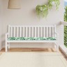 Coussin de banc Motif feuille 150 x 50 x 3 cm Tissu Oxford 555941555941