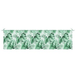 Coussin de banc Motif feuille 150 x 50 x 3 cm Tissu Oxford 555941555941