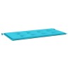 Coussin de banc Uni Turquoise 120 x 50 x 3 cm Tissu Oxford 555945555945