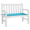 Coussin de banc Uni Turquoise 120 x 50 x 3 cm Tissu Oxford 555945555945