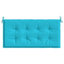 Coussin de banc Uni Turquoise 120 x 50 x 3 cm Tissu Oxford 555945555945