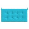 Coussin de banc Uni Turquoise 120 x 50 x 3 cm Tissu Oxford 555945555945