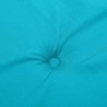 Coussin de banc Uni Turquoise 120 x 50 x 3 cm Tissu Oxford 555945555945