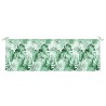Coussin de banc Motif feuille 150 x 50 x 3 cm Tissu Oxford 555946555946