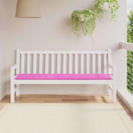 Coussin de banc Uni Rose 150 x 50 x 3 cm Tissu Oxford 555947555947