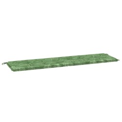 Coussin de banc Modèle feuille 150 x 50 x 3 cm Tissu Oxford 555948555948