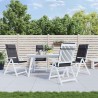 Coussins de chaise à dossier haut lot de 4 anthracite 555949555949