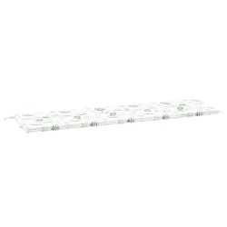 Coussin de banc Modèle feuille 150 x 50 x 3 cm Tissu Oxford 555956555956