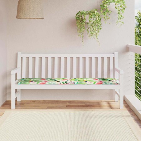 Coussin de banc Floral Multicolore 150 x 50 x 3 cm Tissu Oxford 555961555961