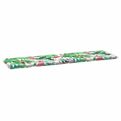 Coussin de banc Floral Multicolore 150 x 50 x 3 cm Tissu Oxford 555961555961