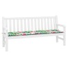 Coussin de banc Floral Multicolore 150 x 50 x 3 cm Tissu Oxford 555961555961