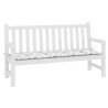 Coussin de banc de jardin motif de feuilles 150x50x3 cm 555962555962
